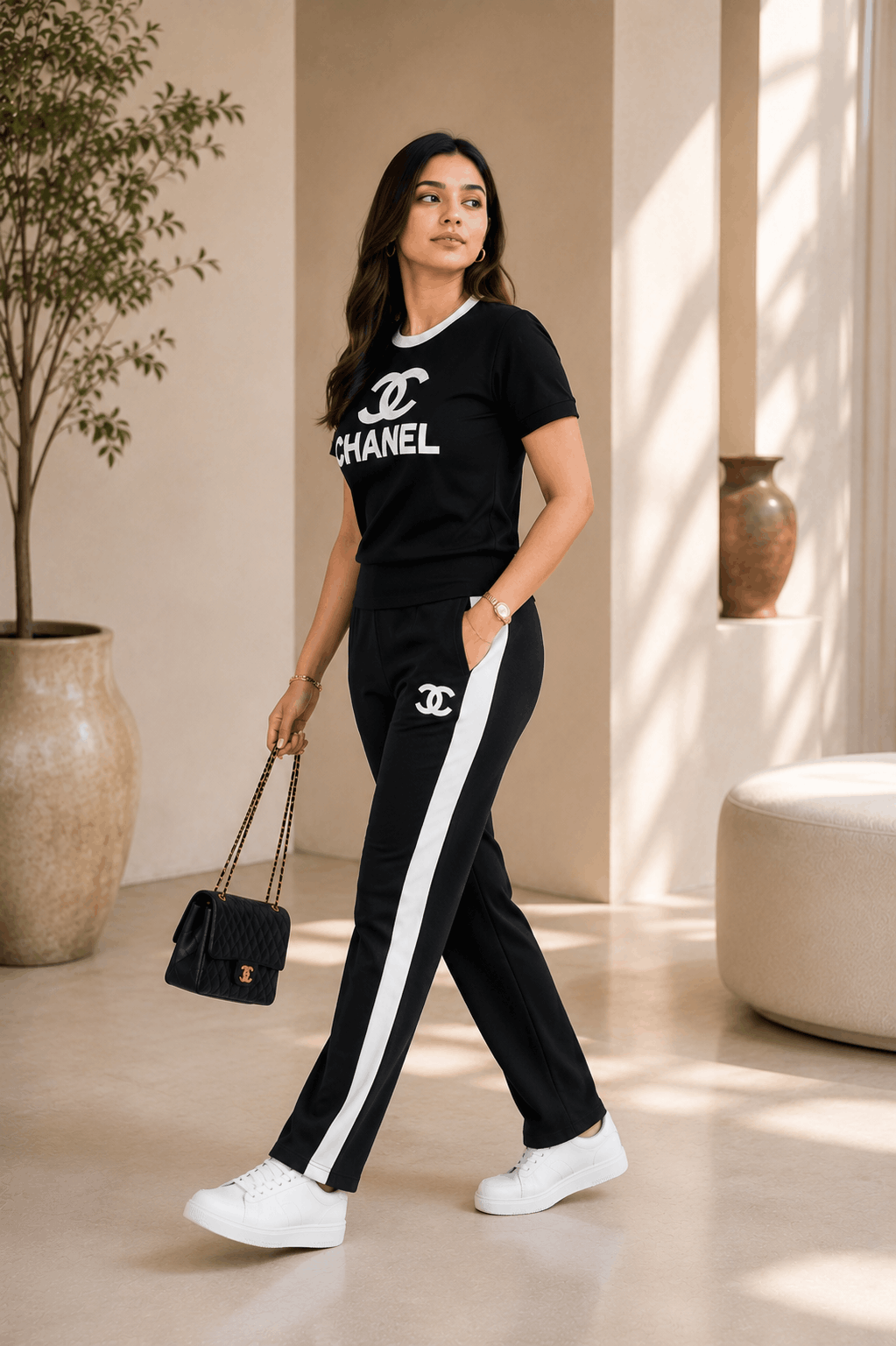 Premium Tracksuit Set Side View